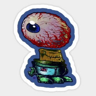 BIG EYEBALL ALIEN DUDE Sticker